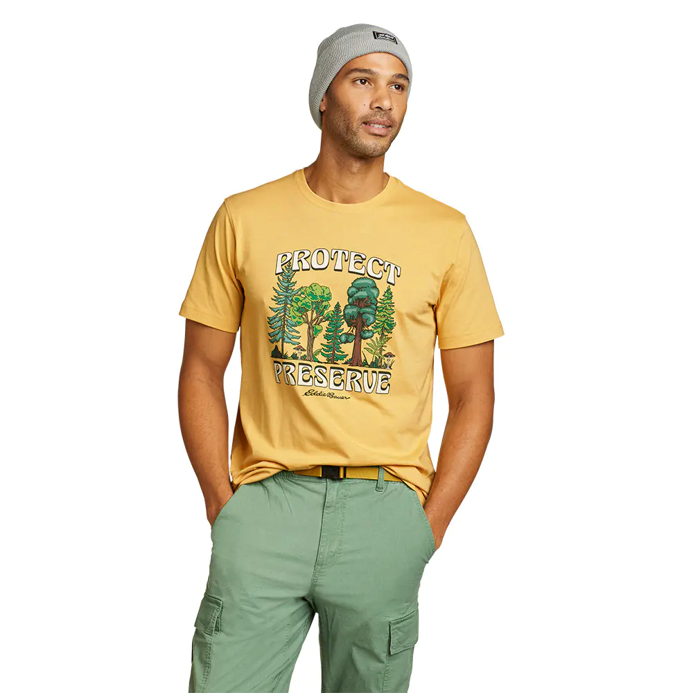 Eddie Bauer Unisex Preserve Graphic T-Shirt (Topaz)