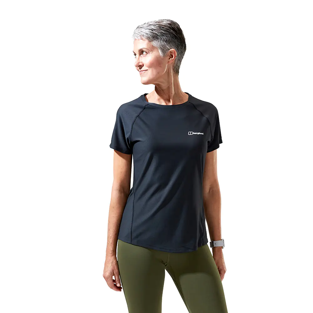 Berghaus Womens 24/7 Tech Super Stretch Tee (Black)