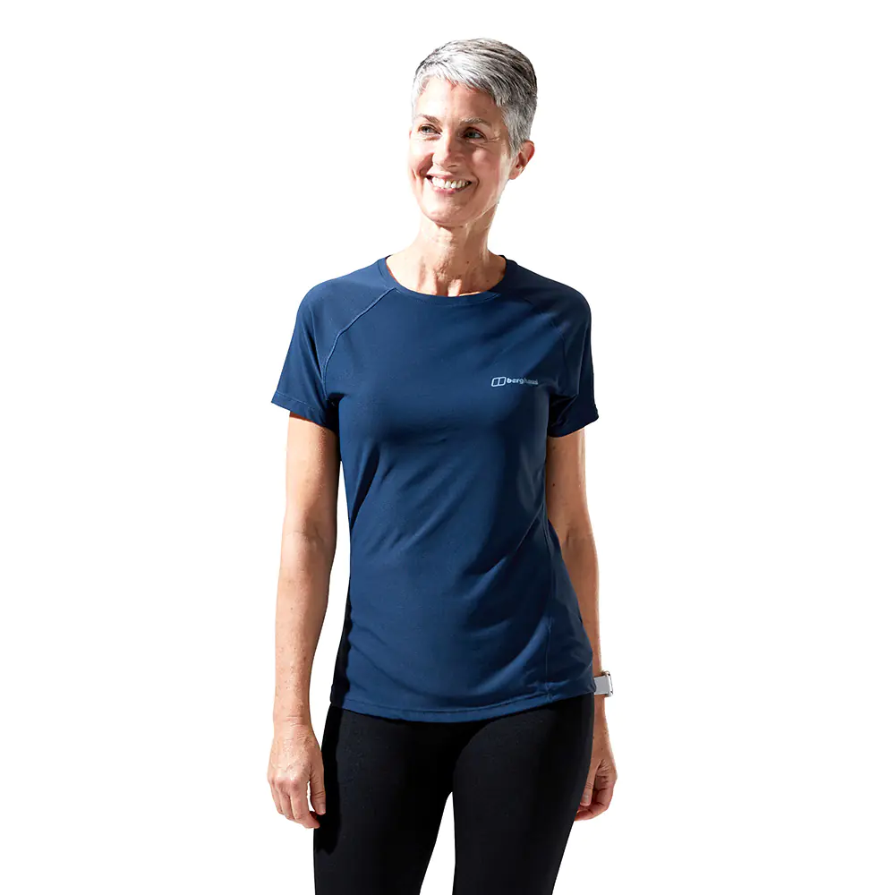 Berghaus Womens 24/7 Tech Super Stretch Tee (Dusk Blue)