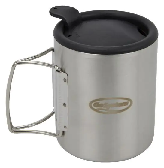 Thermo Mug with Lid Silver