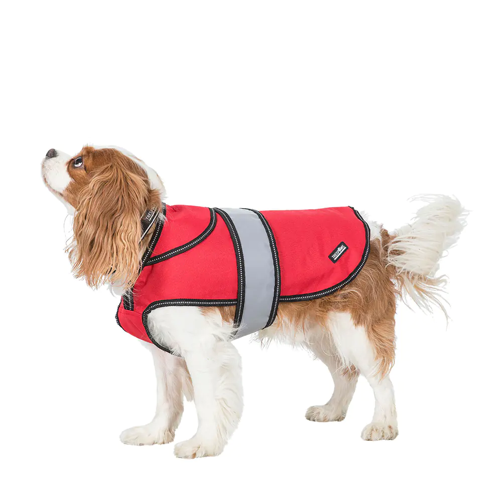 Trespaws Duke X 2 in 1 Waterproof Dog Coat (Red)
