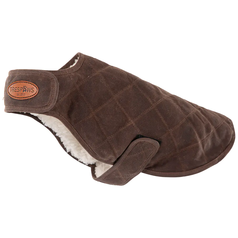 Trespaws Artemis Quilted Dog Jacket (Bark)