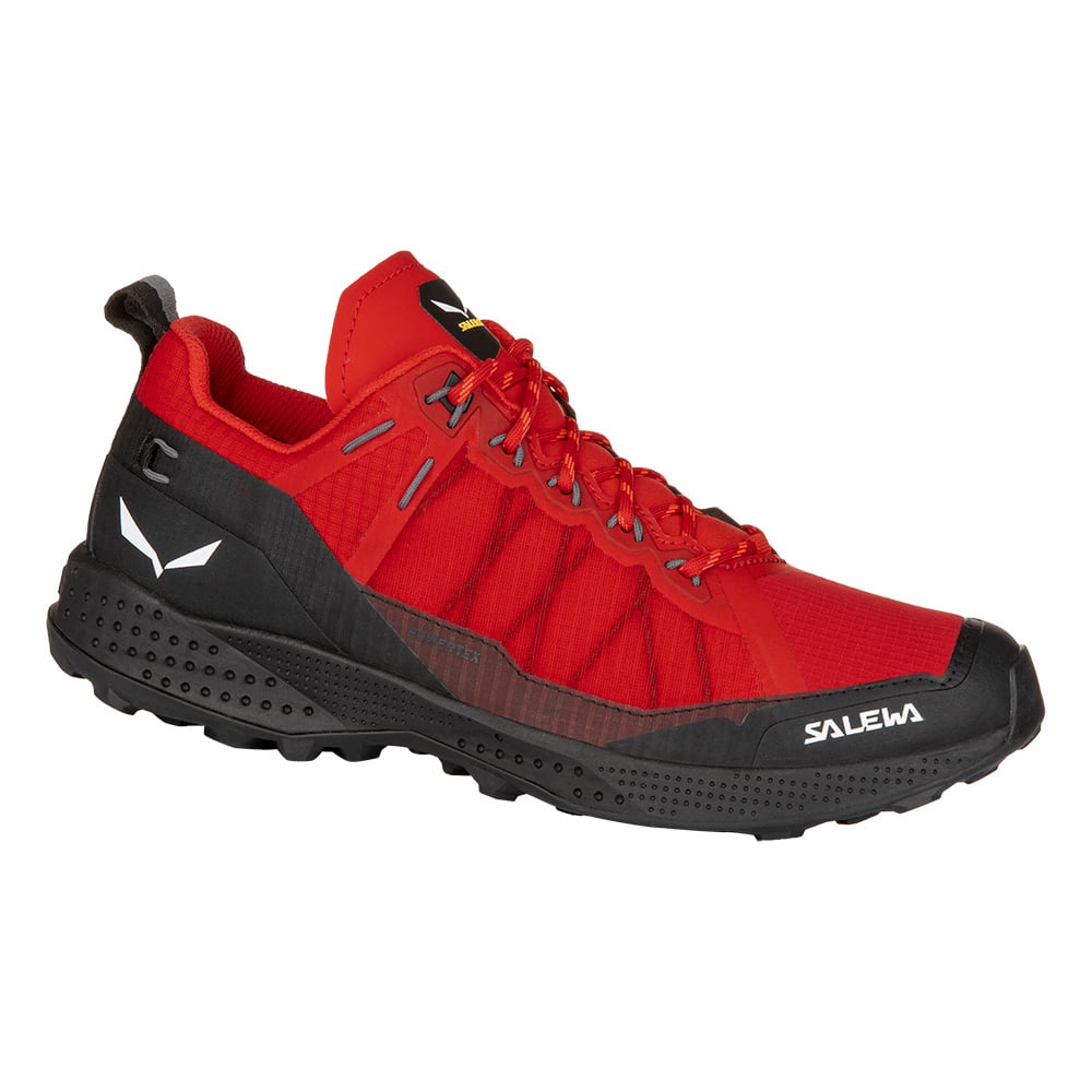 Salewa Womens Pedroc Powertex Waterproof Hiking Shoes (Flame / Black)