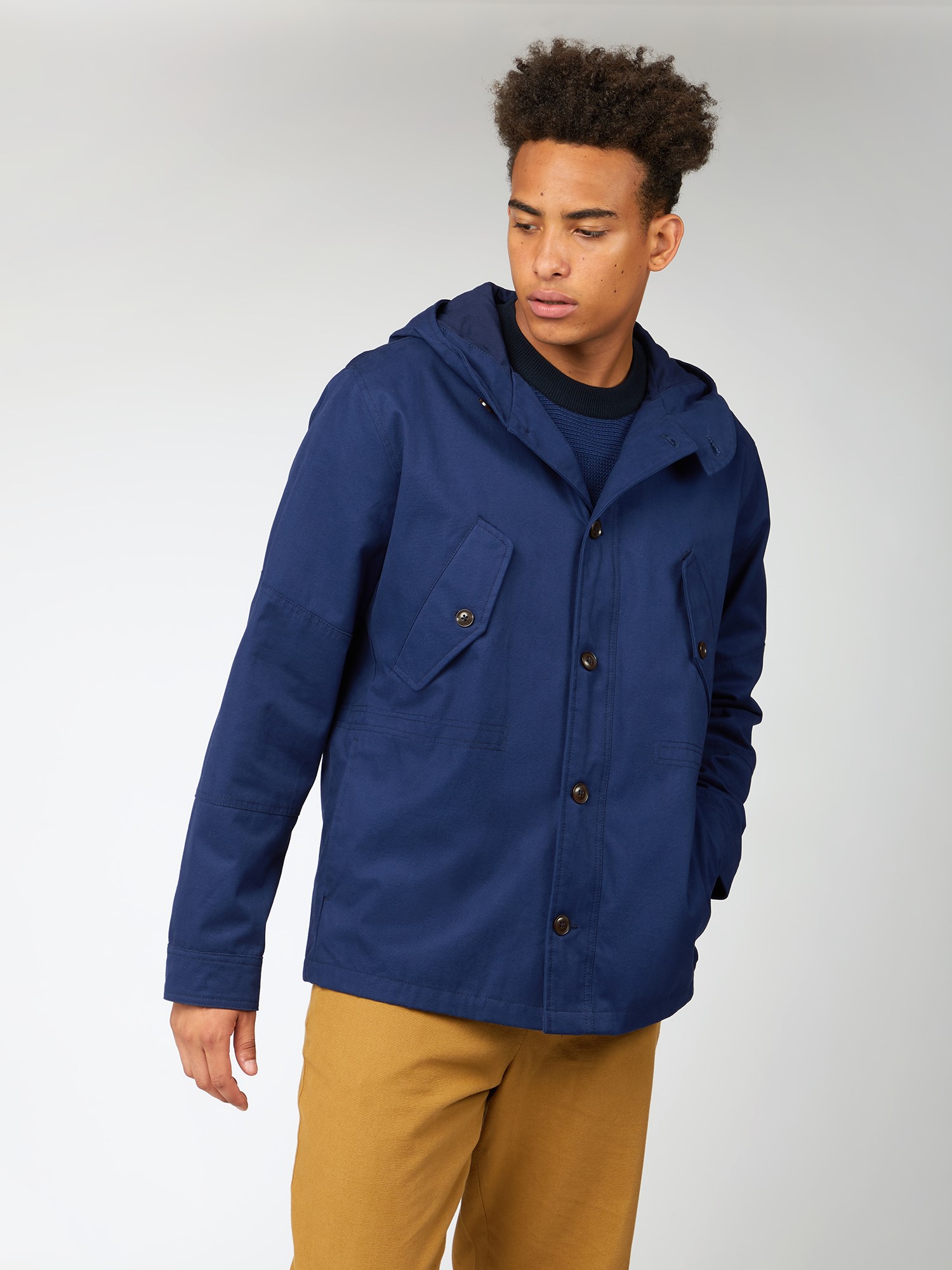 Cotton Workwear Jacket Small Twilight Denim
