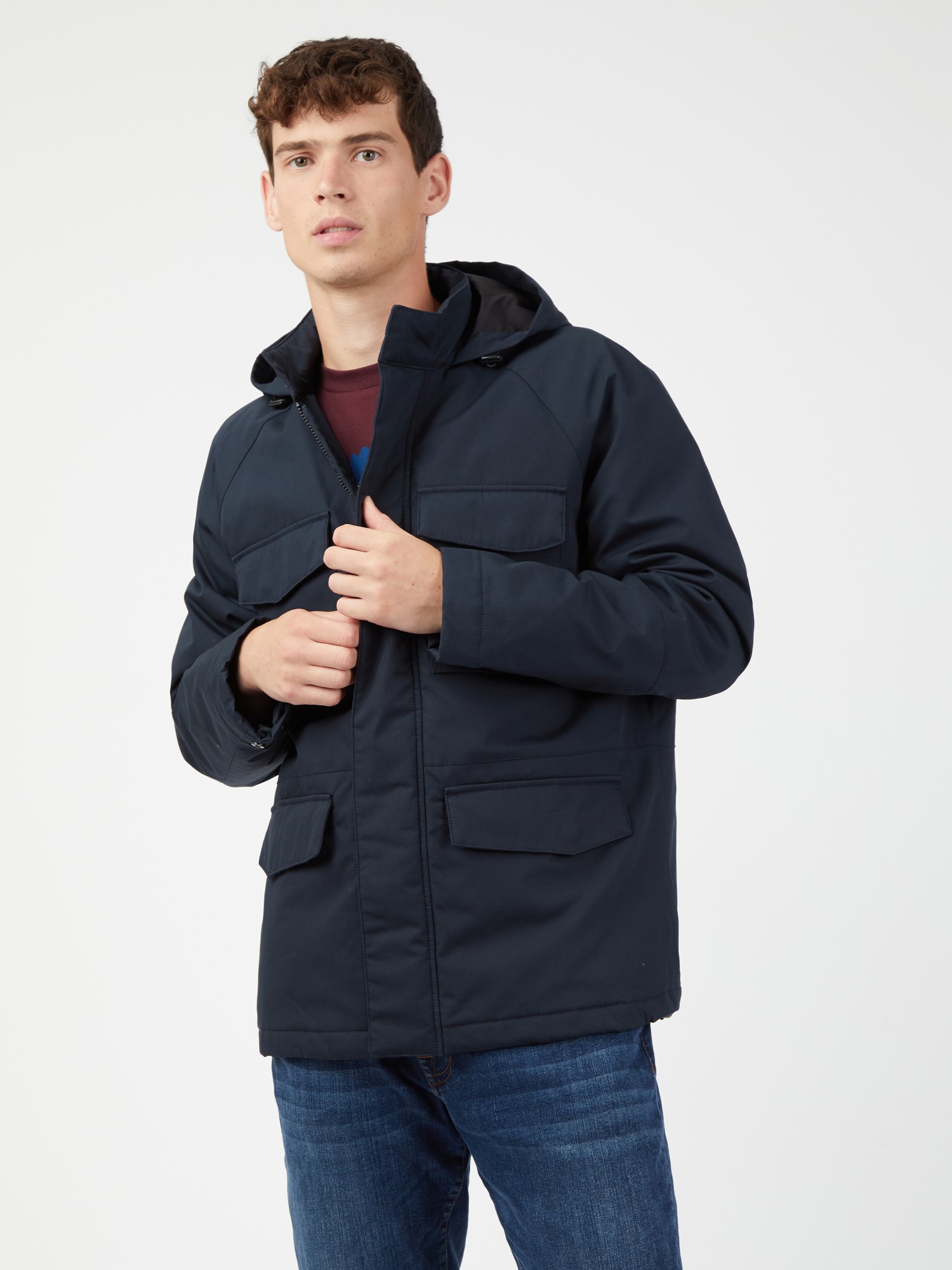 Midnight Blue Four Pocket Jacket Medium Midnight