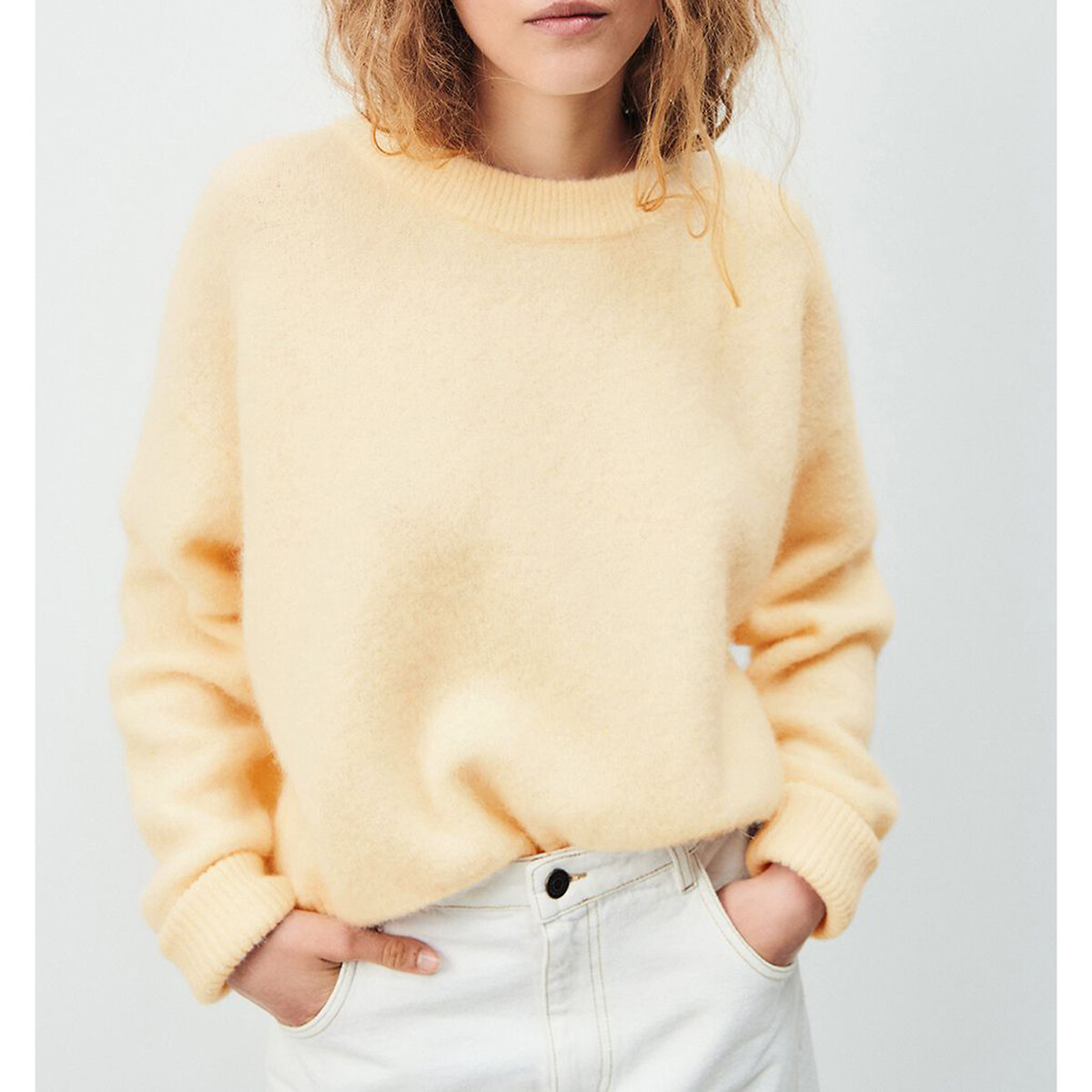 Vitow Wool Mix Jumper with Boat Neck Vitow Wool Mix Jumper with Boat Neck
