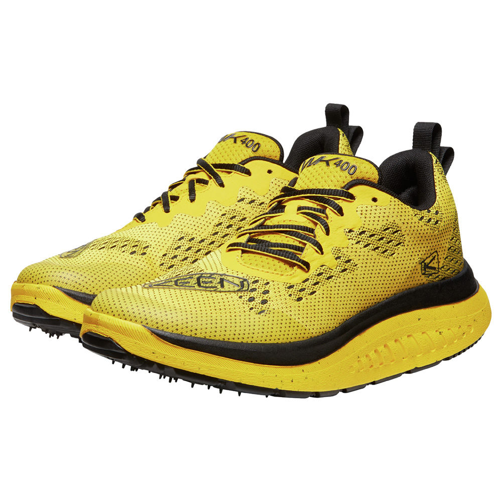 Keen Mens WK400 Trail Running Shoes (Yellow / Black)