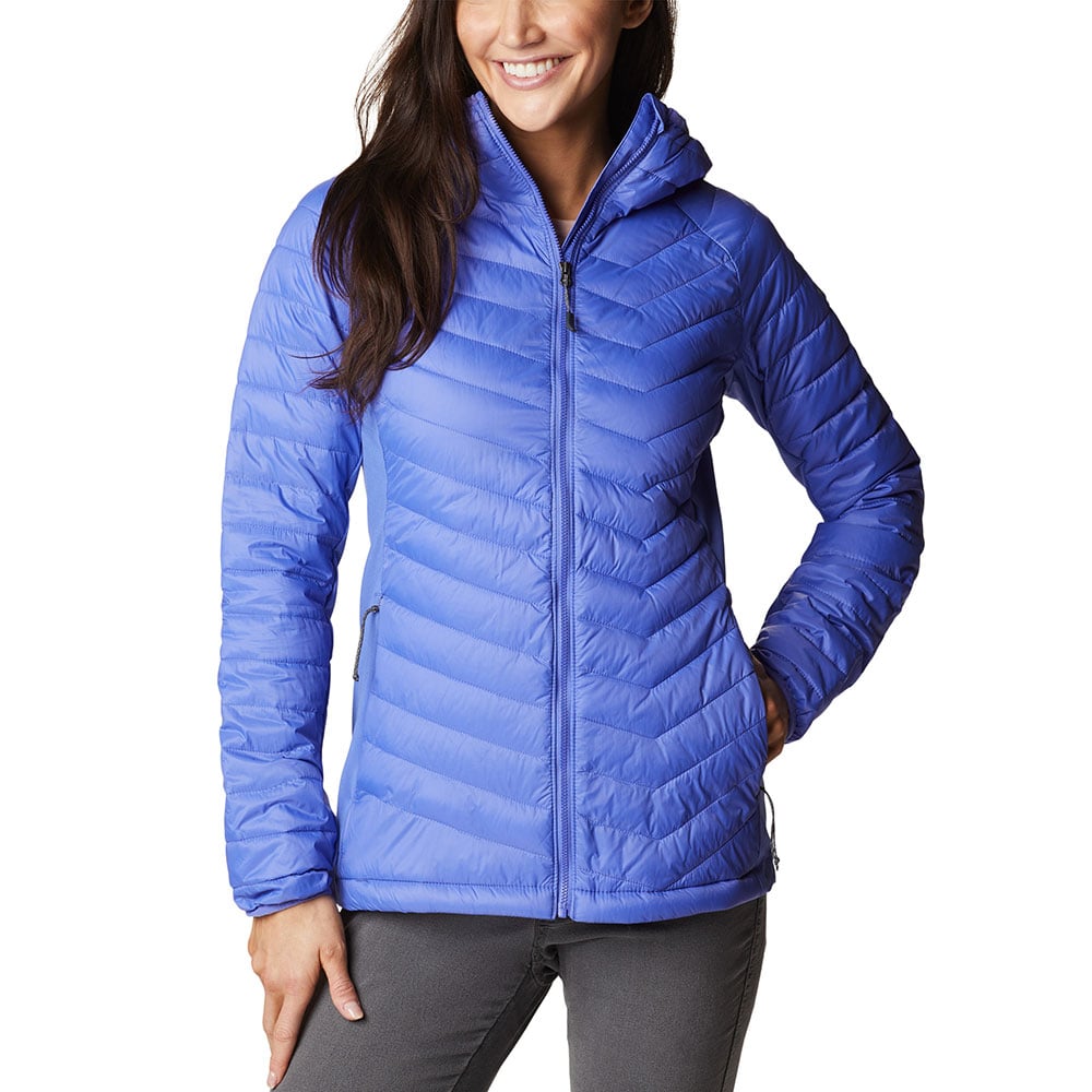Columbia Womens Powder Pass Insulated Hybrid Jacket (Purple Lotus/Nocturnal Lining)