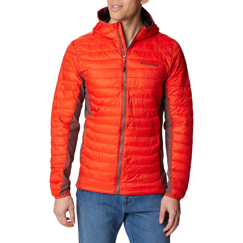 Columbia Mens Powder Pass Insulated Jacket (Spicy/Light Raisin)