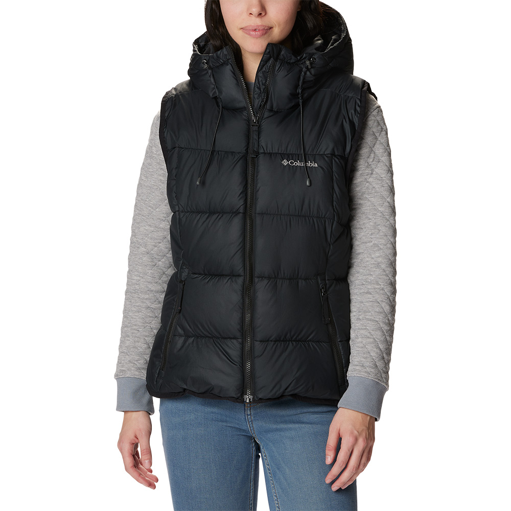 Columbia Womens Pike Lake II Insulated Puffer Vest (Black)