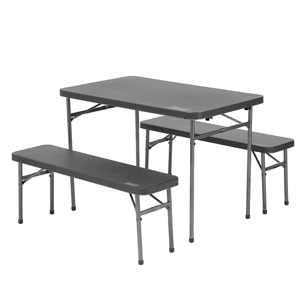 Coleman Pack Away Table And Bench Set