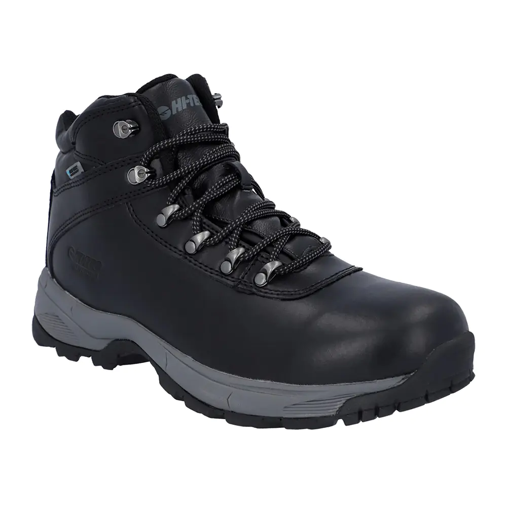 Hi-Tec Mens Eurotrek Lite Waterproof Walking Boots (Black)