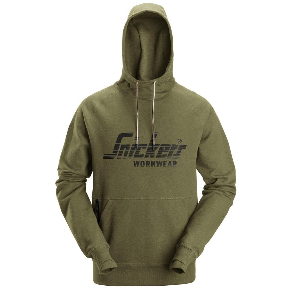 Snickers Logo Hoodie (Khaki Green)