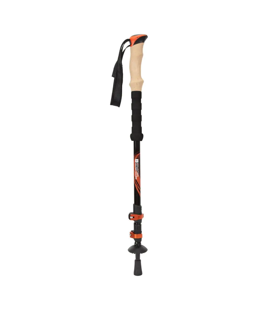 Mountain Warehouse Unisex Ultra K2 Trekking Pole (Black) Rubber - One Size
