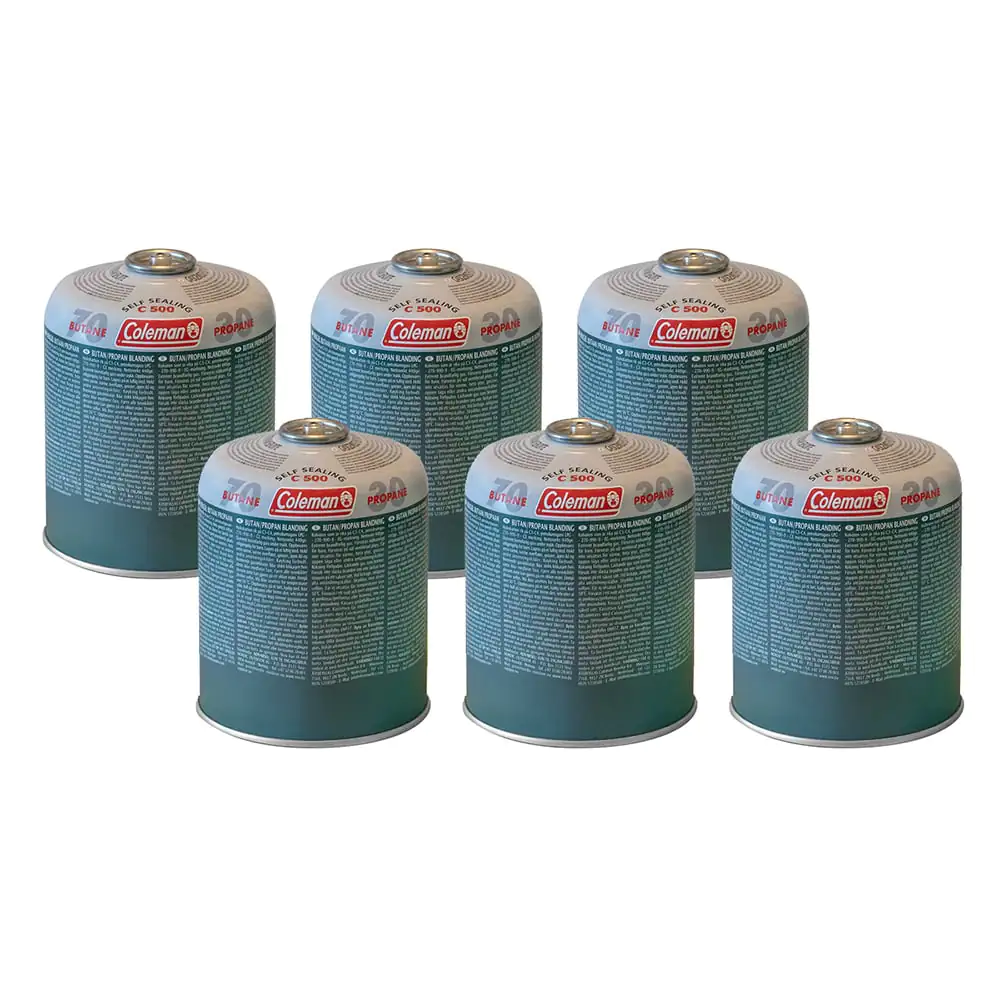 Coleman C500 Cartridge 6-Pack Gas Cartridges
