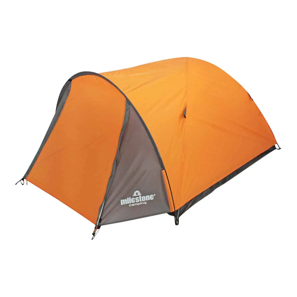 Milestone Camping 2 Man Super Dome Tent - Orange