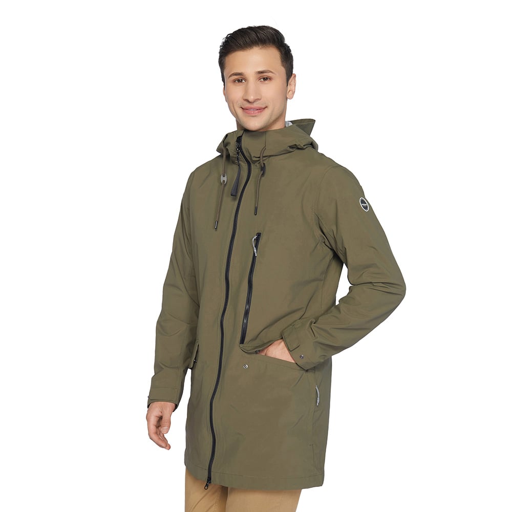 Icepeak Mens Alnar Windproof Jacket (Dark Olive)