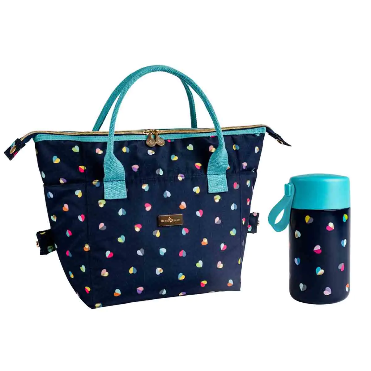 Beau & Elliot Mini Confetti Convertible Insulated Lunch Bag & Insulated Food Flask