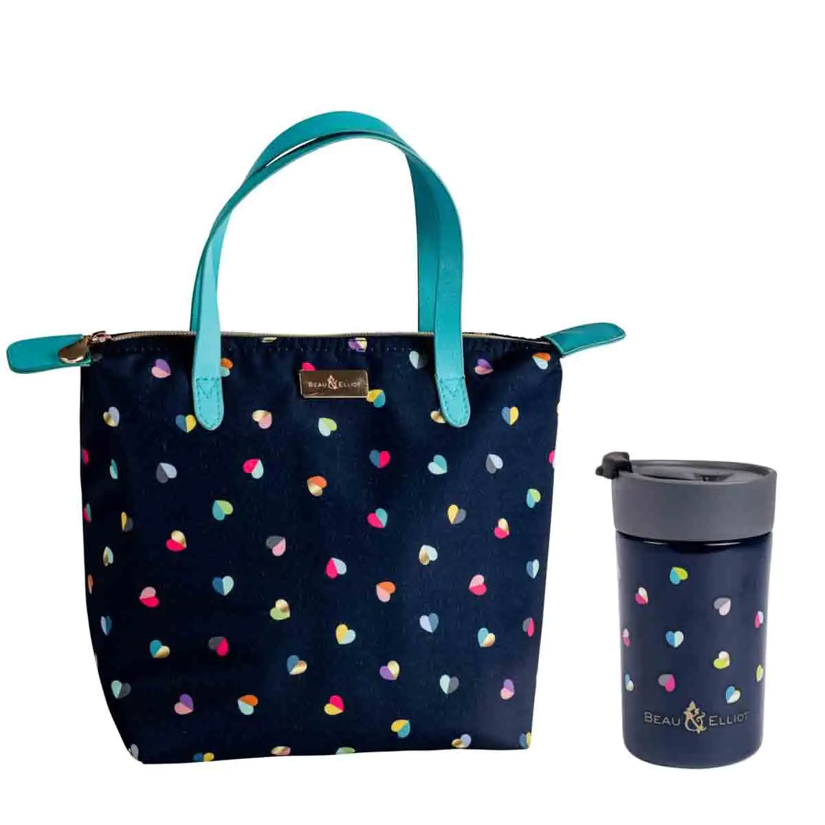 Beau & Elliot Mini Confetti Insulated Lunch Tote & Insulated Travel Mug