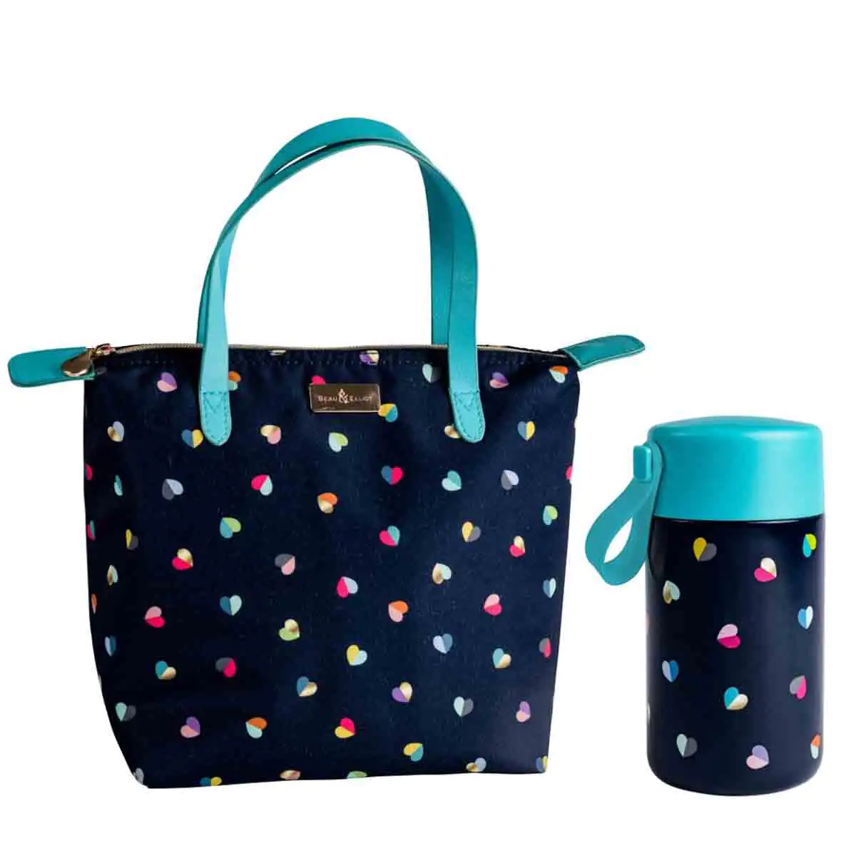 Beau & Elliot Mini Confetti Insulated Lunch Tote & Insulated Food Flask