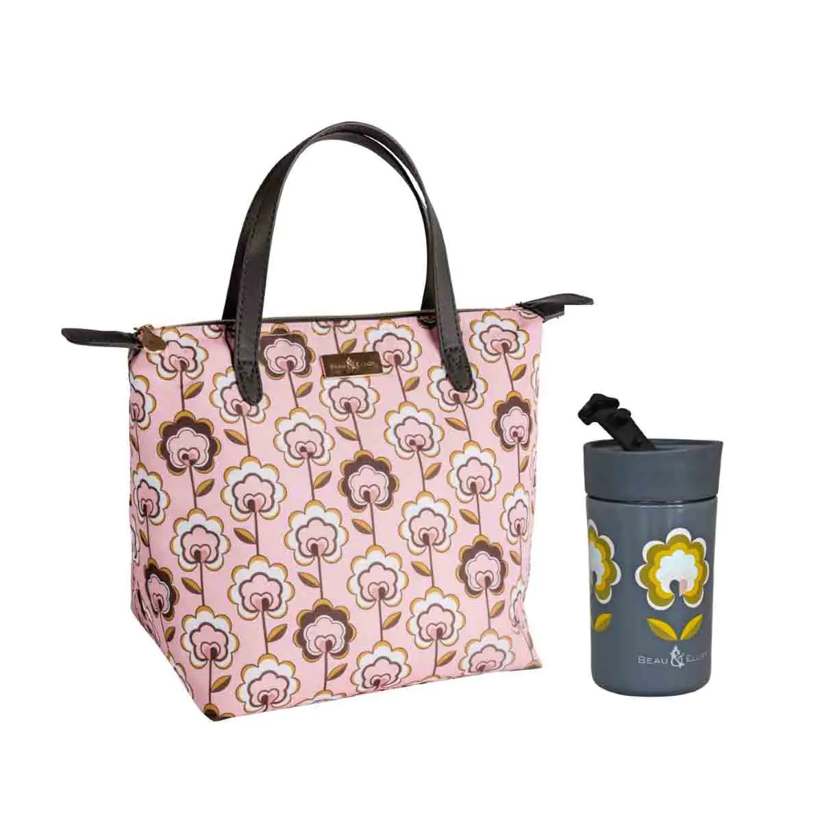 Beau & Elliot Boho Insulated Lunch Tote & Insulated Travel Mug