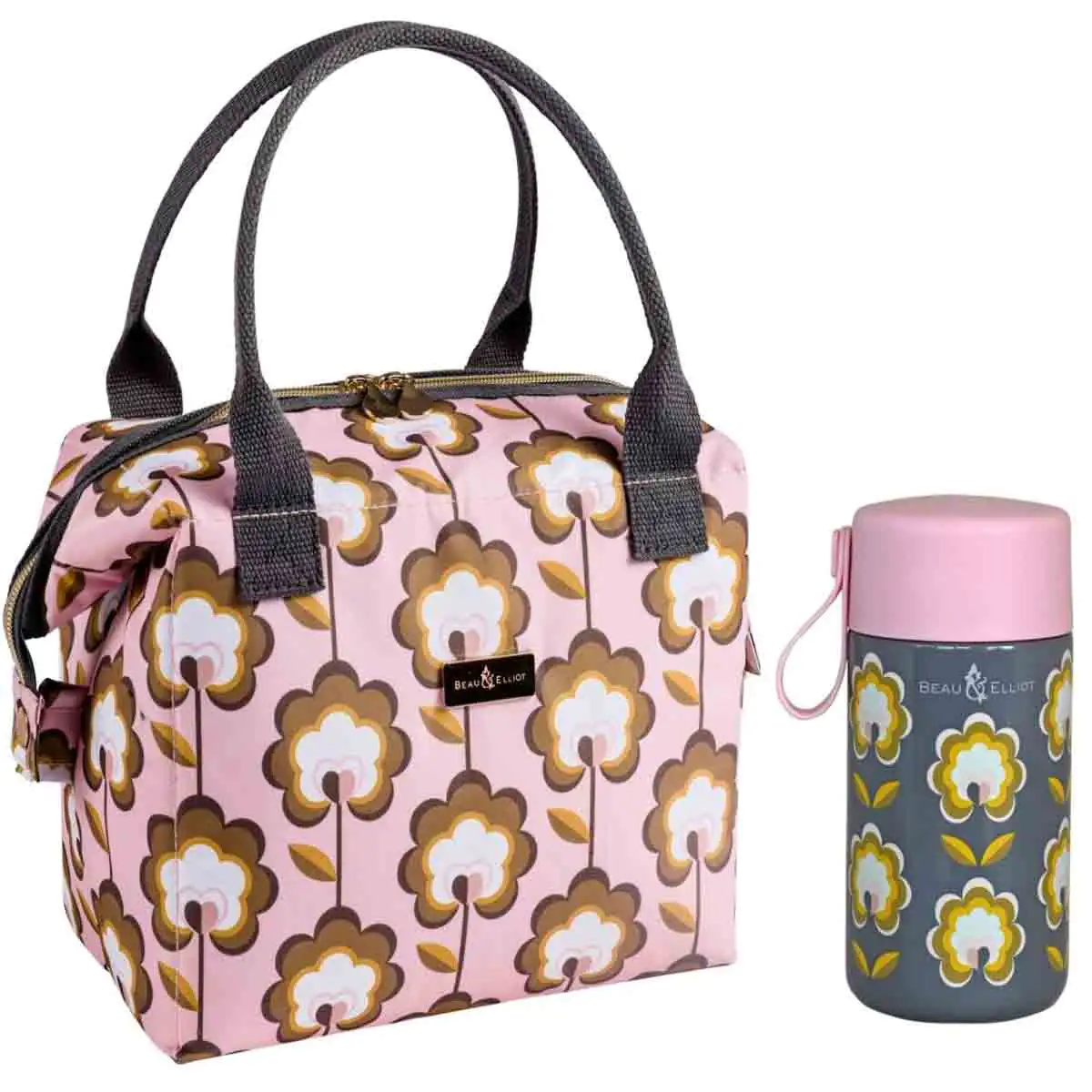 Beau & Elliot Boho Convertible Insulated Lunch Bag & Insulated Food Flask