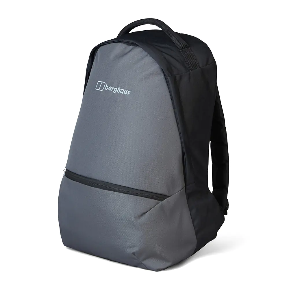 Berghaus Logo Recognition 25L Rucksack (Jet Black / Grey Pinstripe)