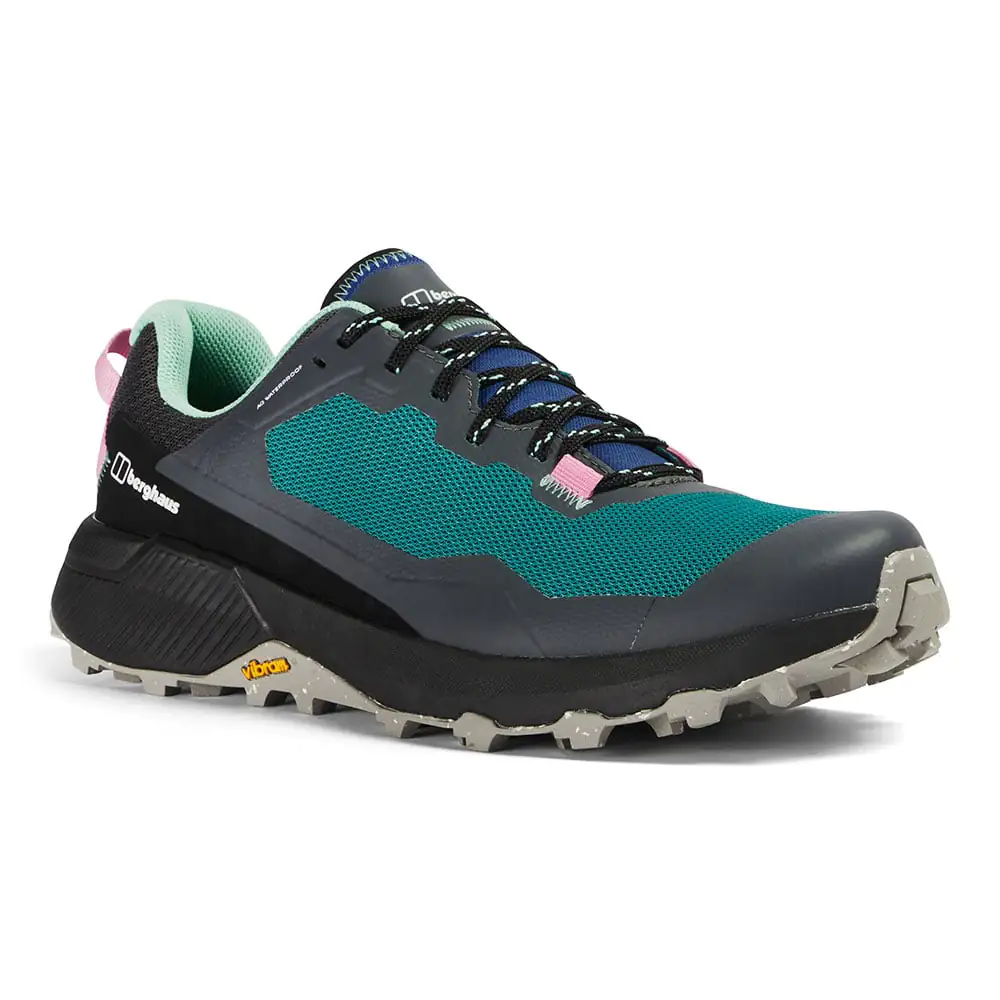 Berghaus Womens Revolute Active Waterproof Walking Shoes (Stretch Limo/Grey Pinstripe)