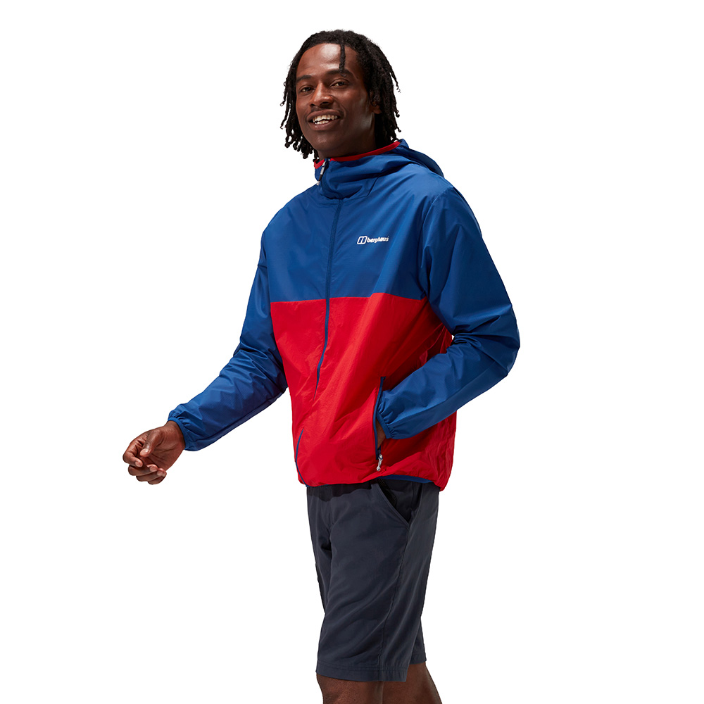 Berghaus Mens Corbeck Windproof Softshell Jacket (Limoges / Goji Berry)