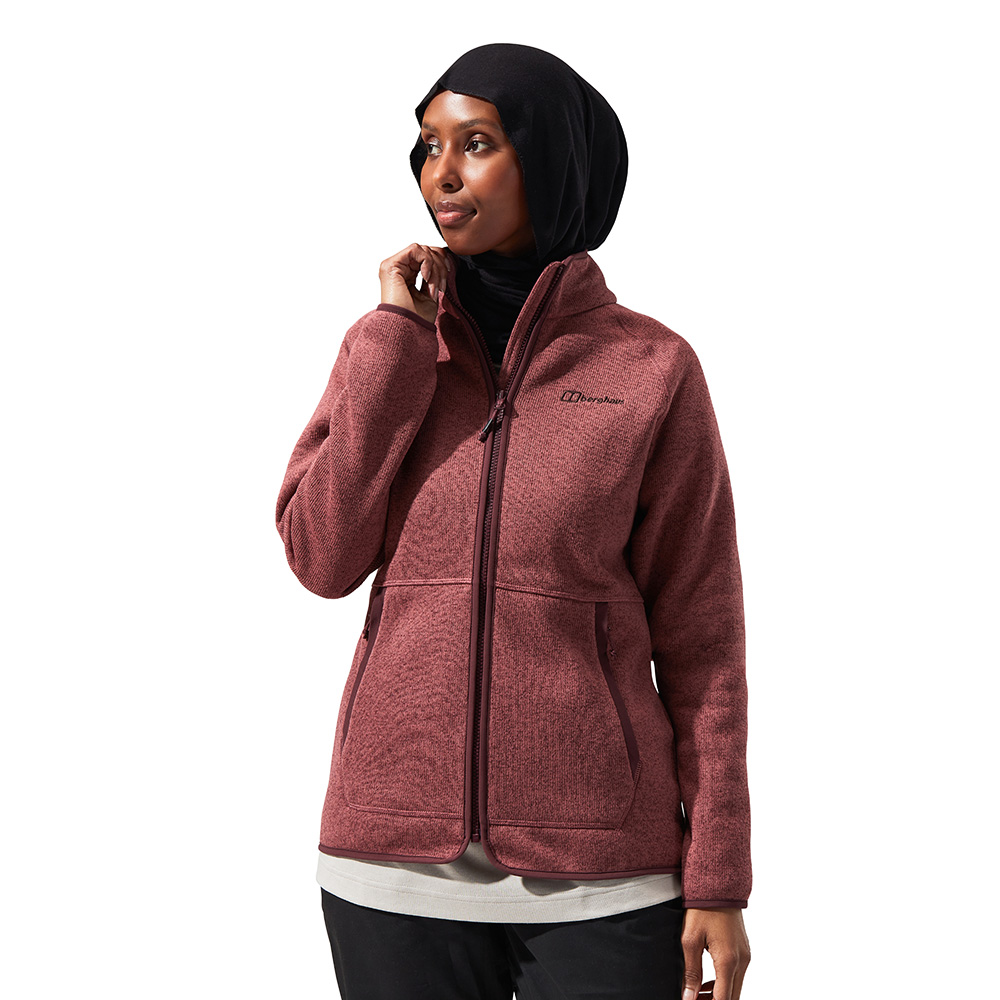 Berghaus Womens Salair Full Zip Fleece (Wild Ginger / Sassafras)