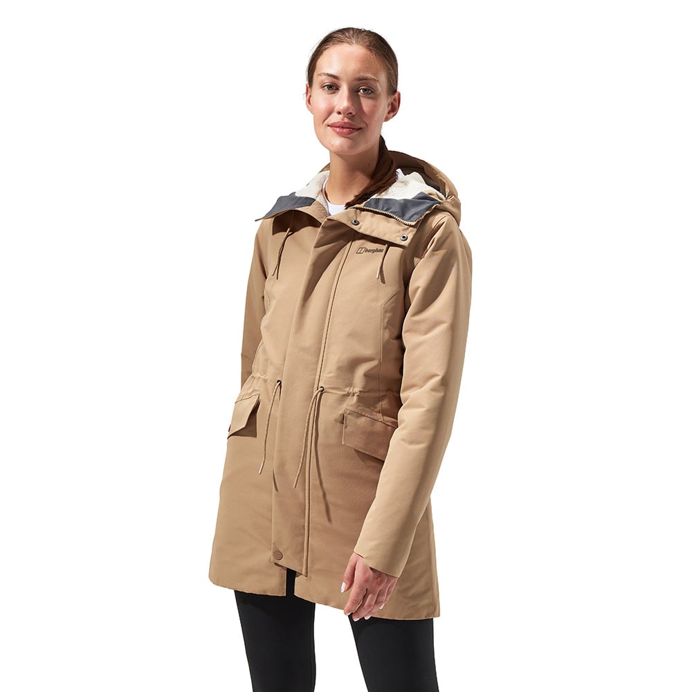 Berghaus Womens Foxghyll Waterproof Parka (Kelp / Bone White)