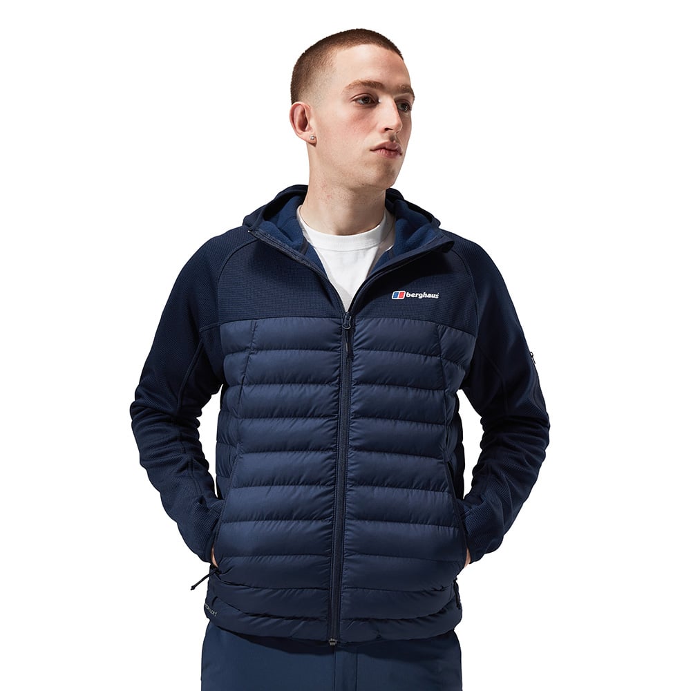 Berghaus Mens URB Pravitale Hybrid Insulated Jacket  (Navy Blazer / Dusk)