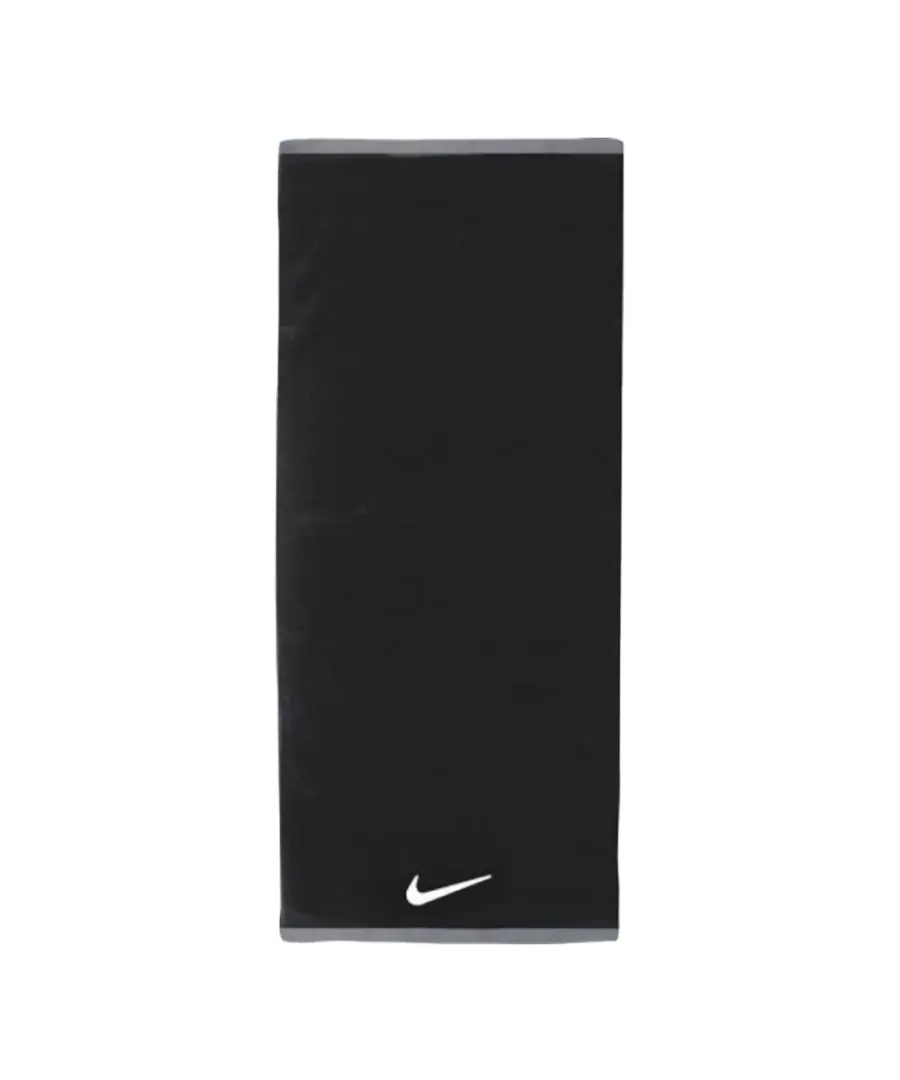 Nike Unisex Fundamental Towel (Black/White) - Size Medium