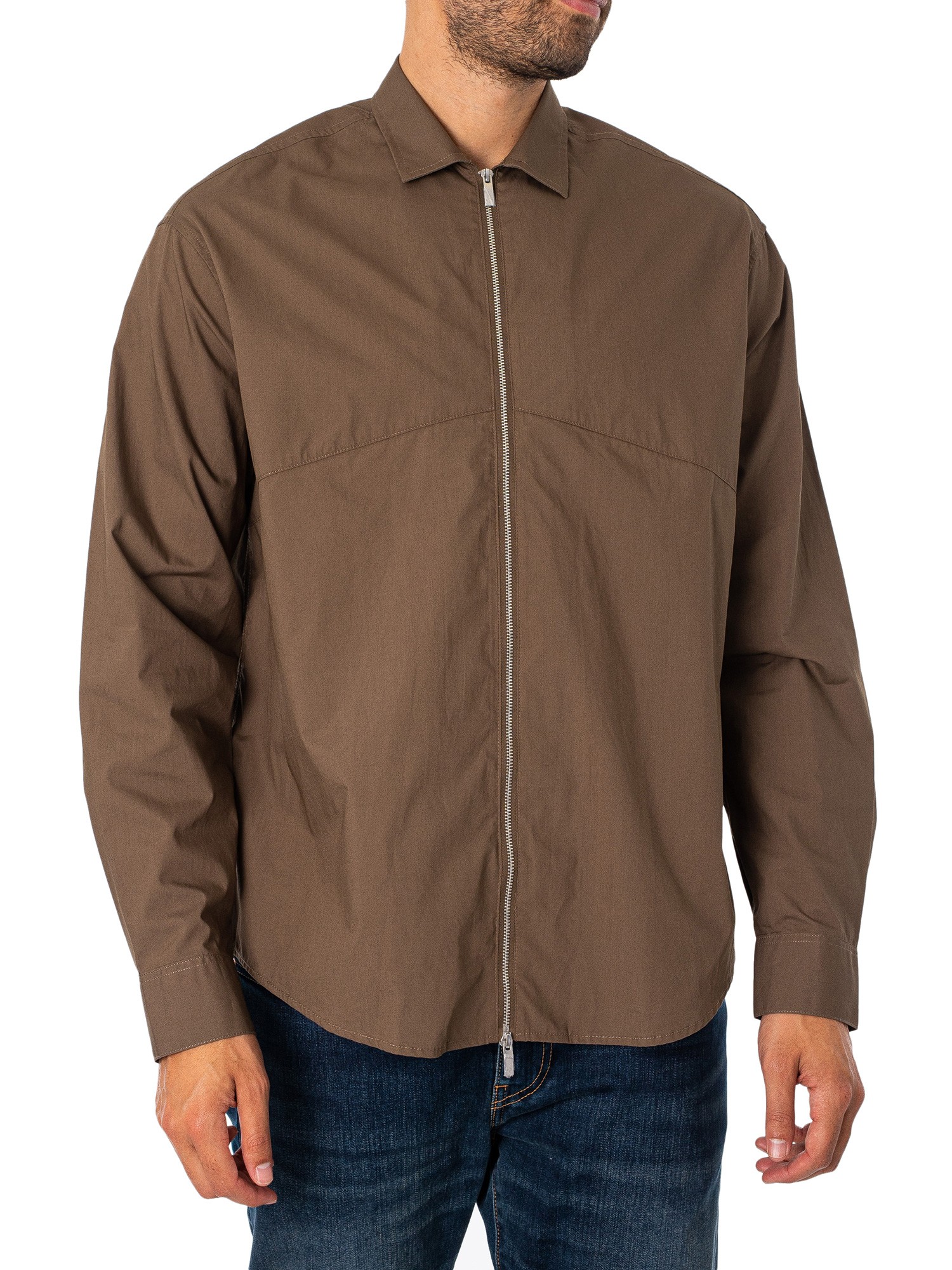 Woven Loose Overshirt