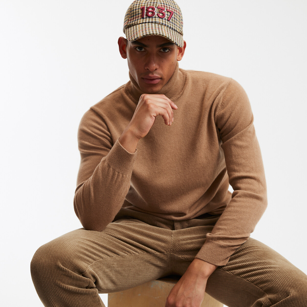 Recycled Cashmere Turtleneck Jumper, Made in Europe Recycled Cashmere Turtleneck Jumper, Made in Europe