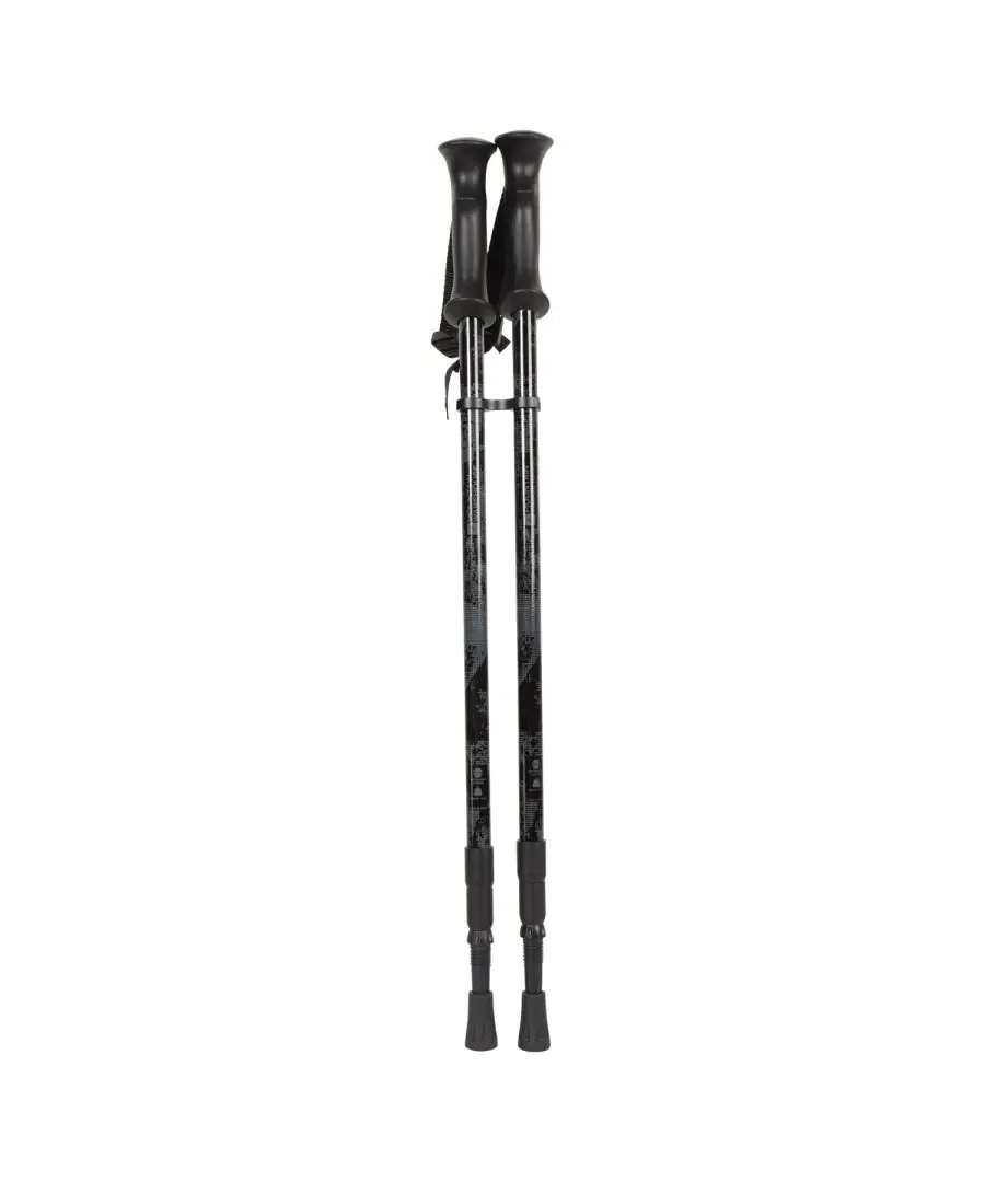 Mountain Warehouse Unisex Hiker Trekking Poles Set (Pack of 2) (Grey) - One Size