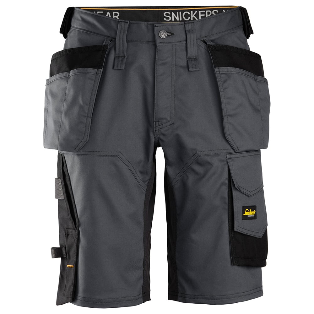 Snickers Mens AllRound Stretch Loose Fit Work Shorts (Grey)