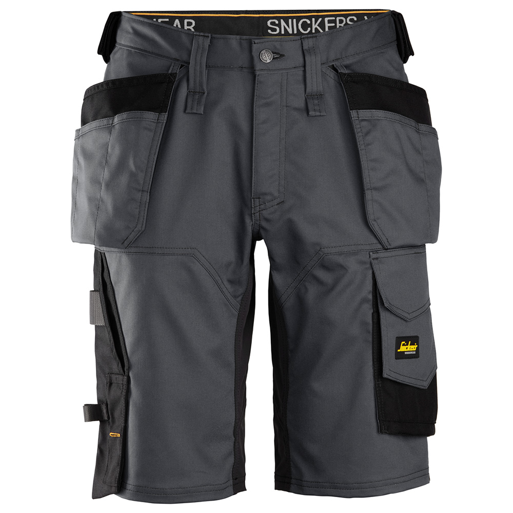 Snickers Mens AllRound Stretch Loose Fit Work Shorts (Grey)