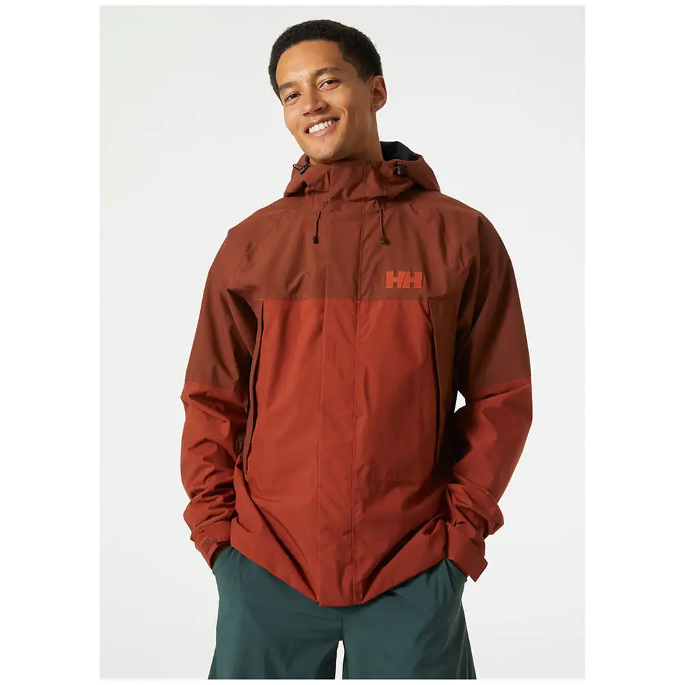Helly Hansen Mens Banff Waterproof Shell Jacket (Deep Canyon)