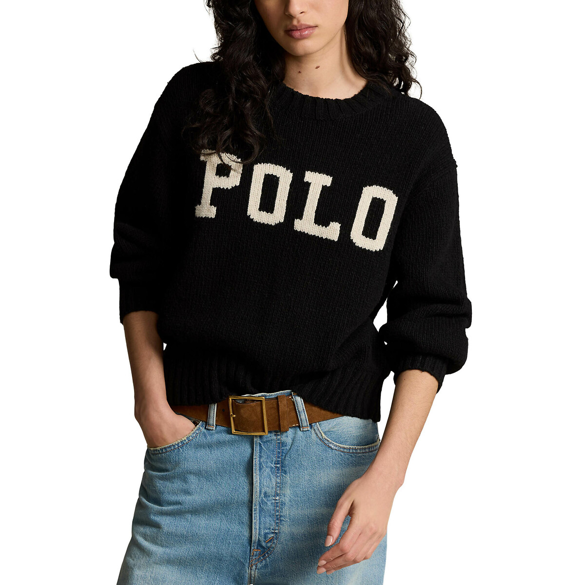 Crew Neck Logo Jumper