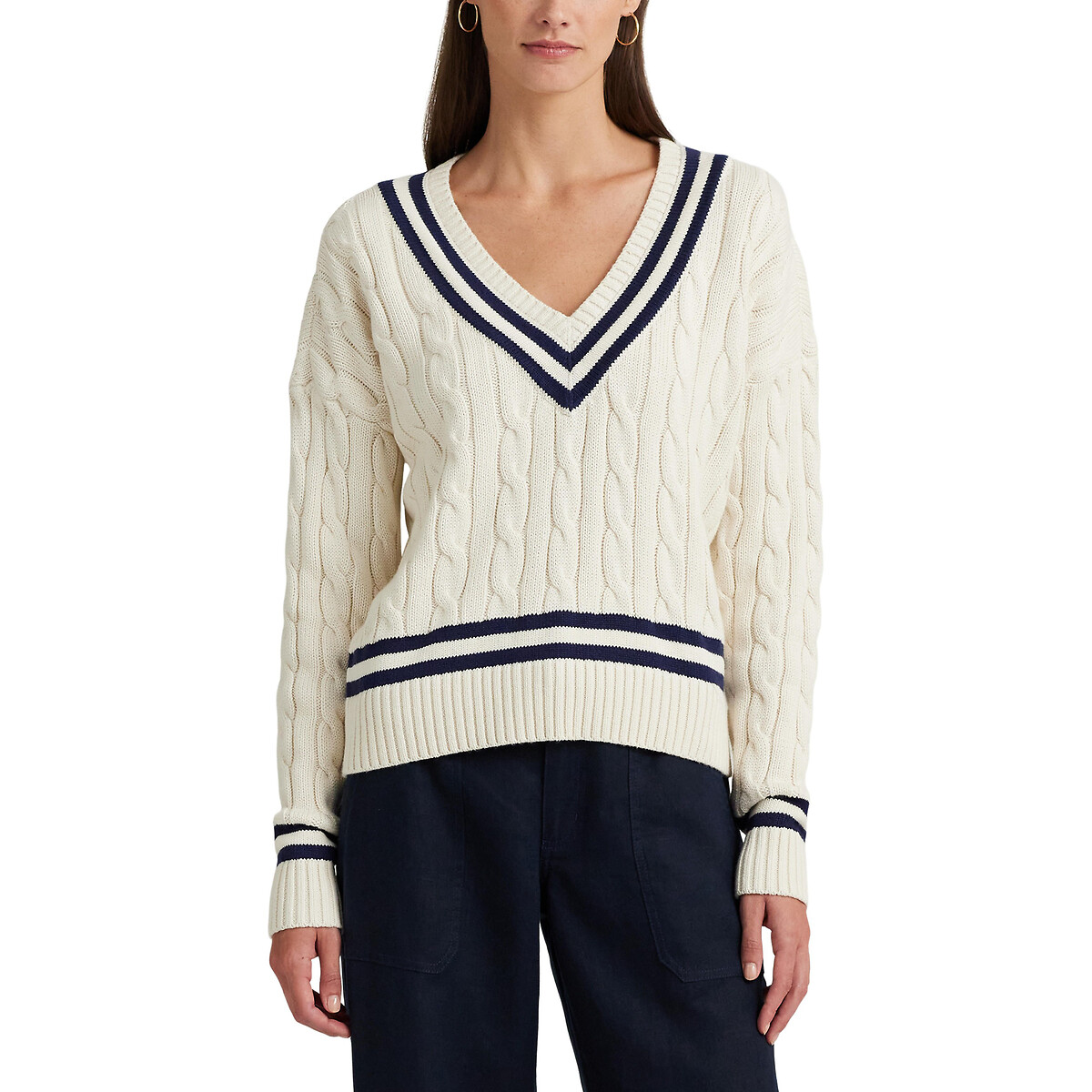 Cotton/Cashmere Cricket Jumper