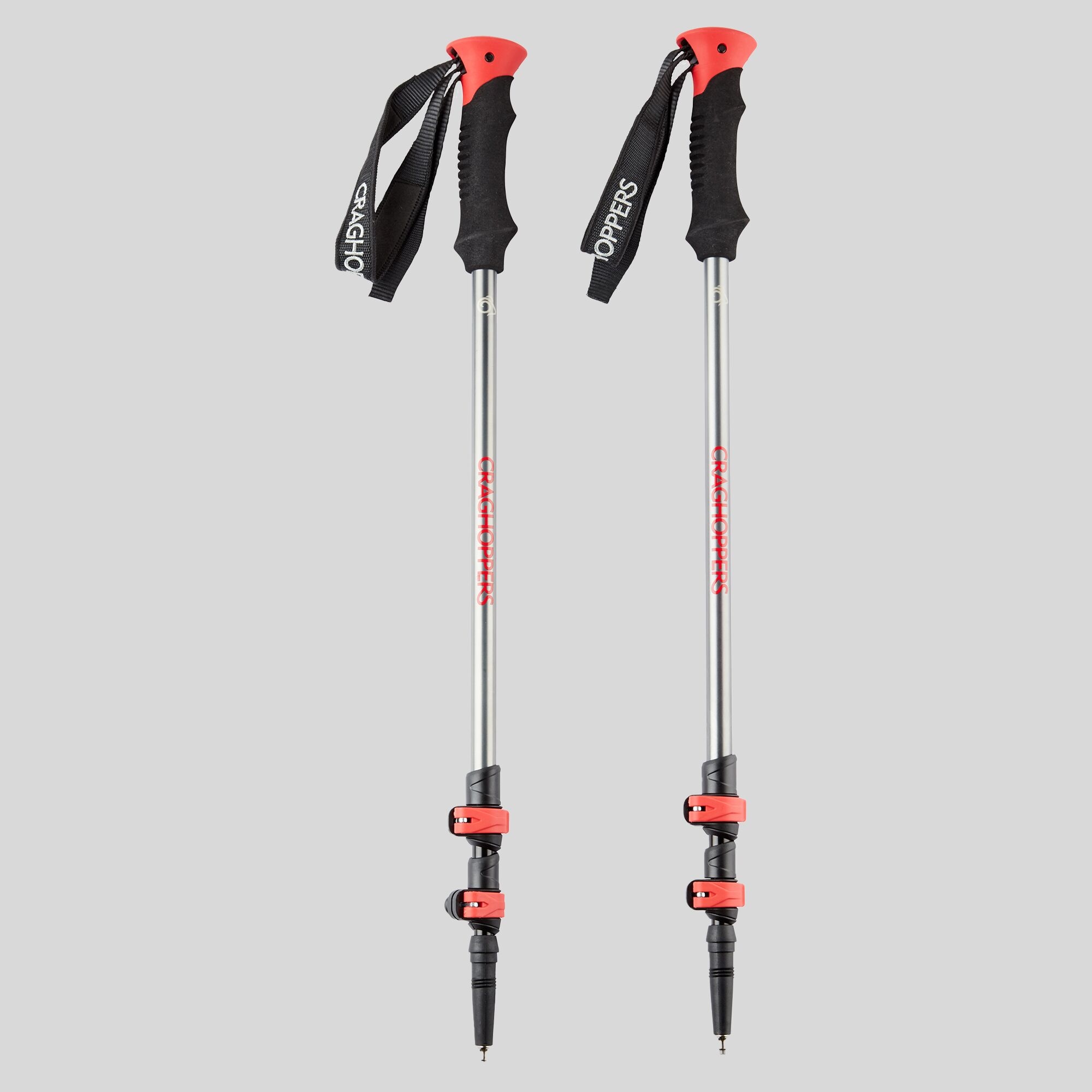 Craghoppers Venture Walking Poles (Pair) Anodised Grey / Black