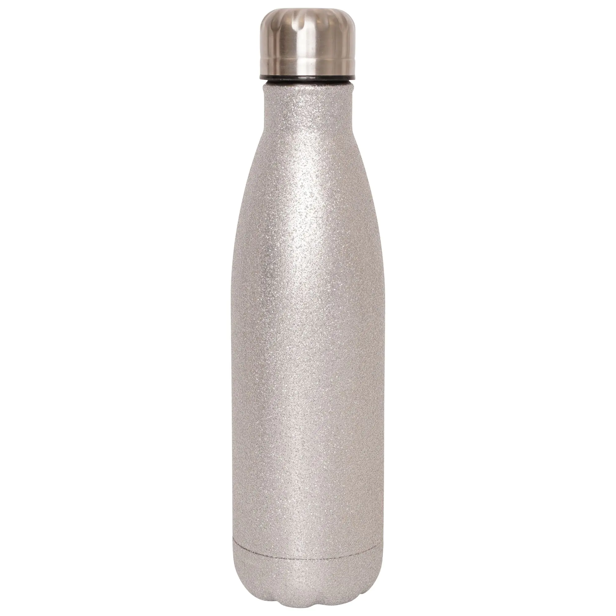 Dare 2b Silver Metal Glitter Drinks Bottle
