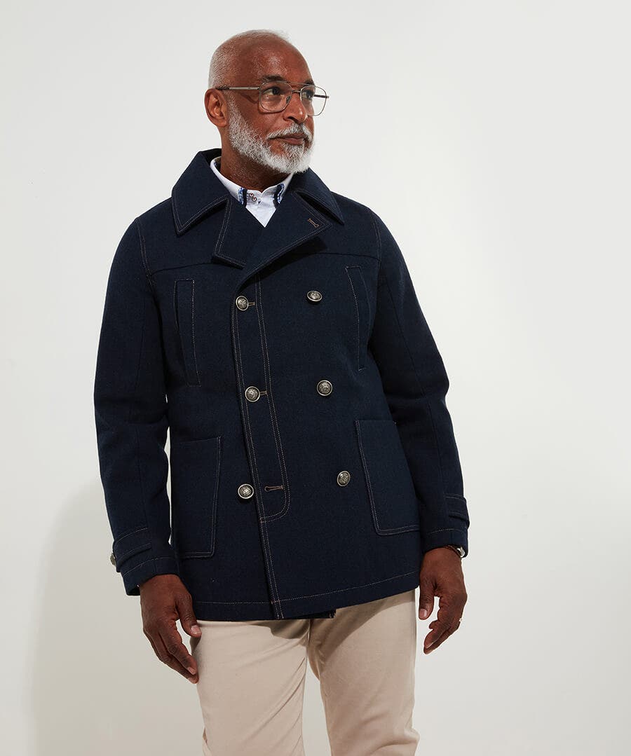 Joe Browns Border Pea Coat (48/50), Size XXL