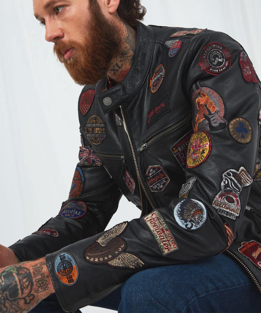 Joe Browns On Tour Leather Jacket (45/47), Size XL
