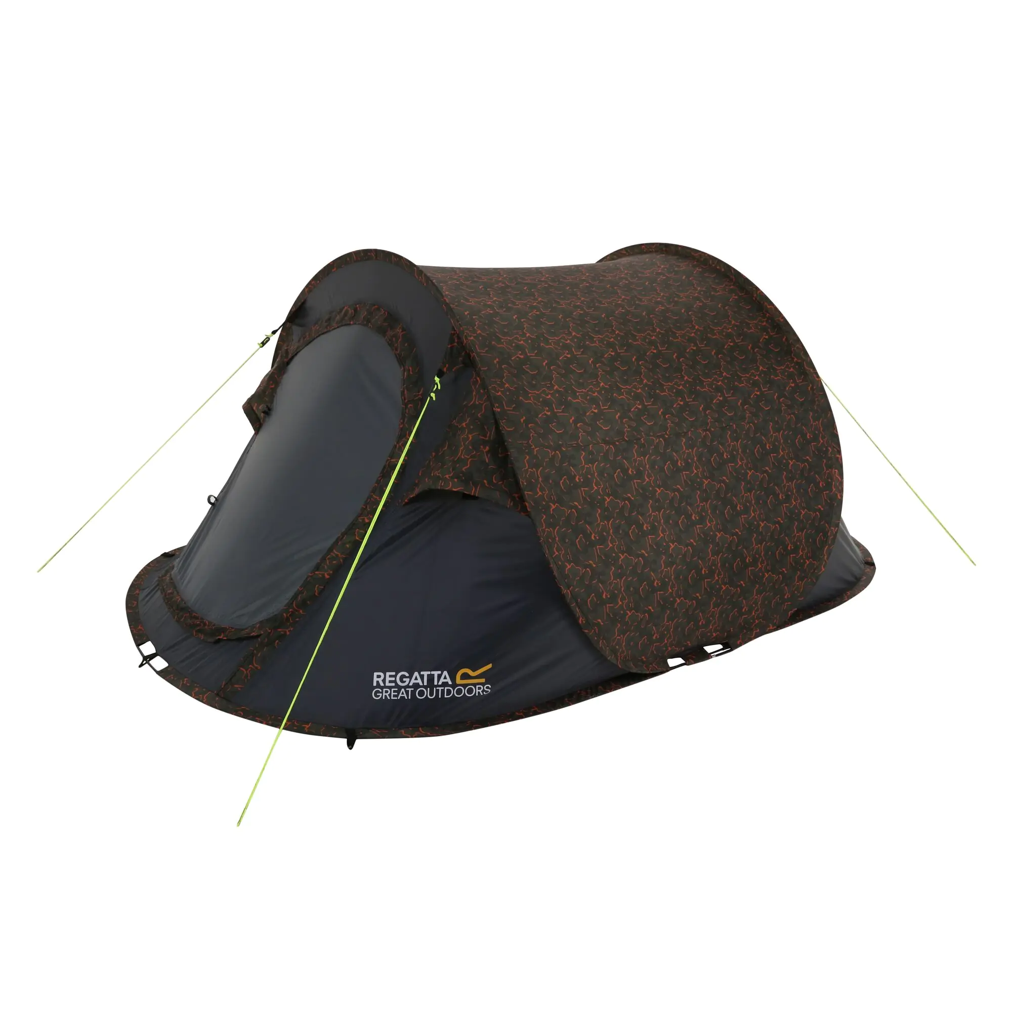 Regatta Green and Pink Malawi 2-Man Pop Up Print Festival Tent