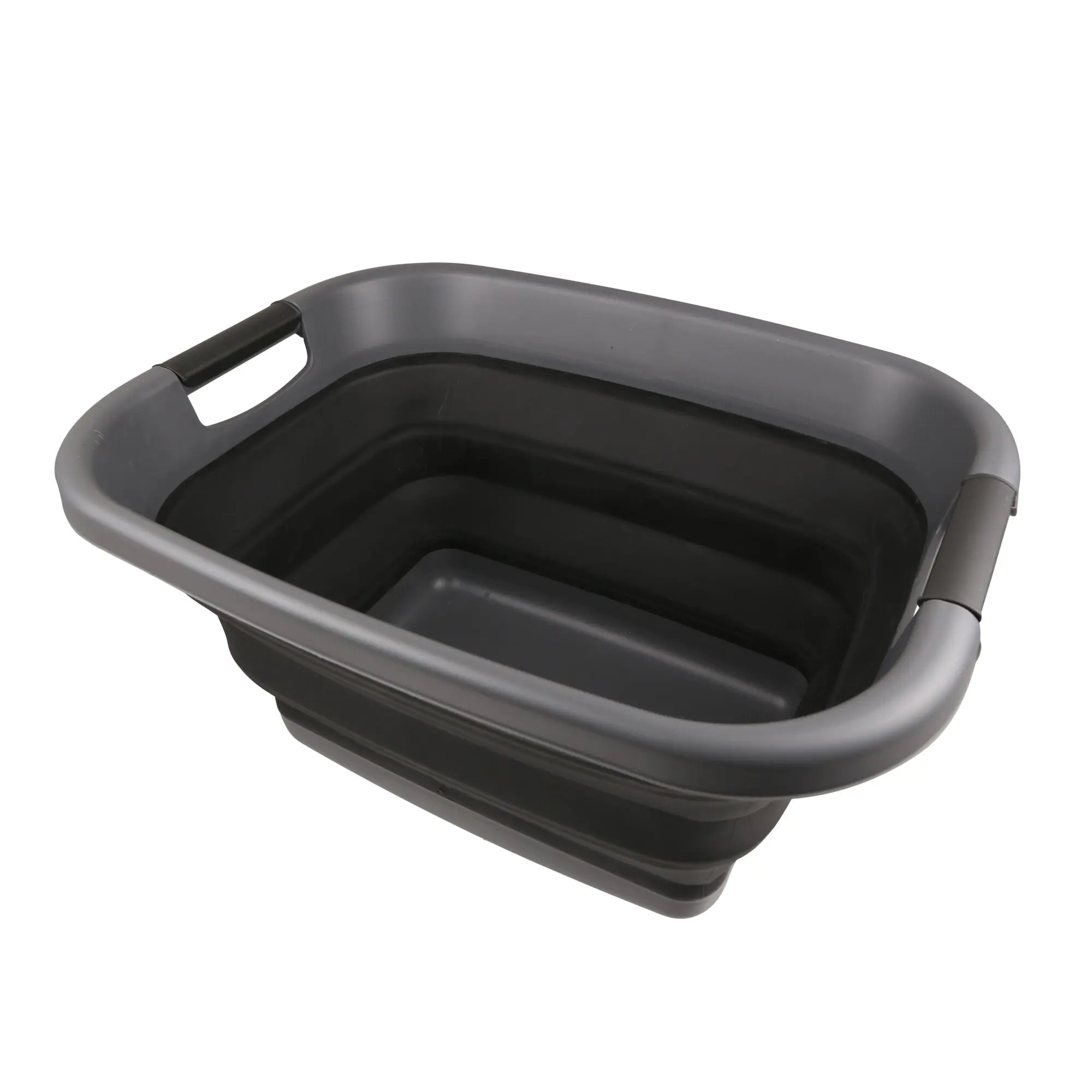 Regatta Tpr Foldable Laundry Basket Ebony, Size: Sgl