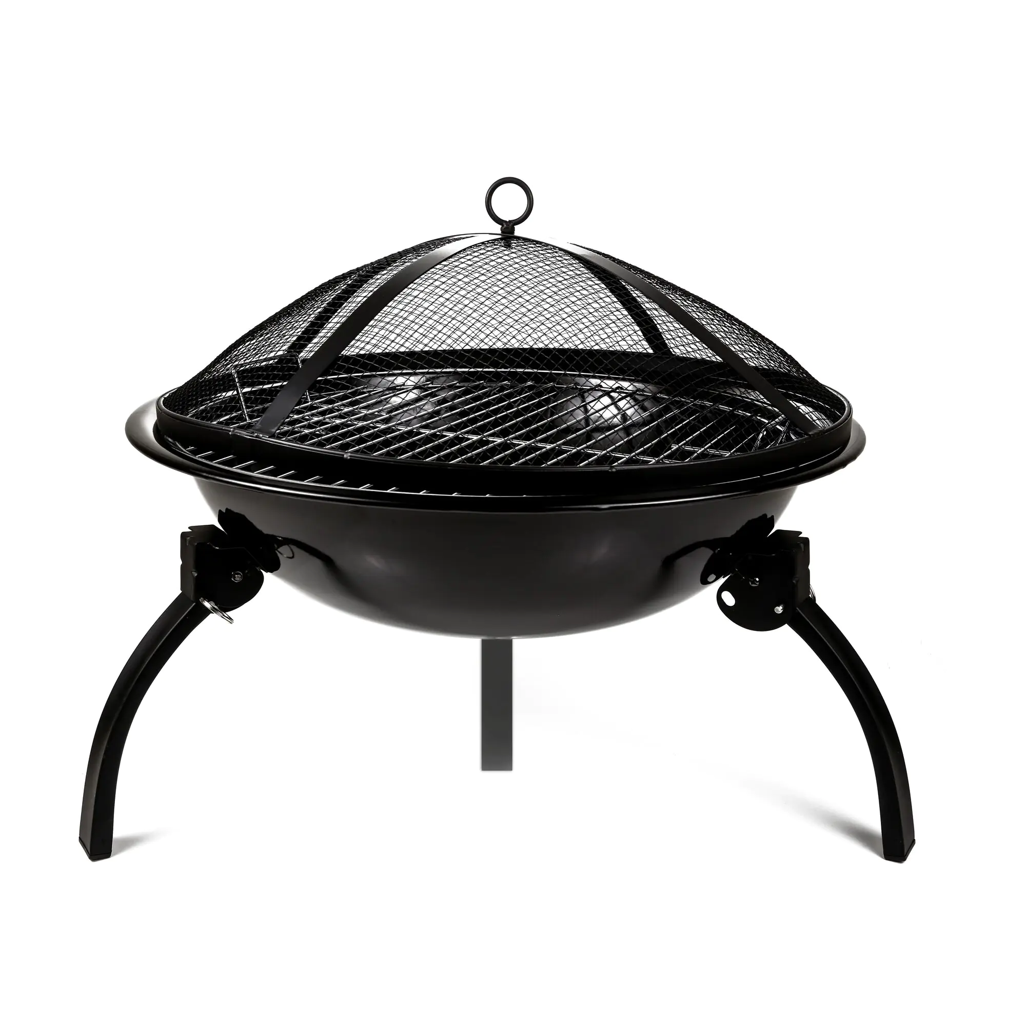 Regatta Black Firepit With Guard, Size: One Size