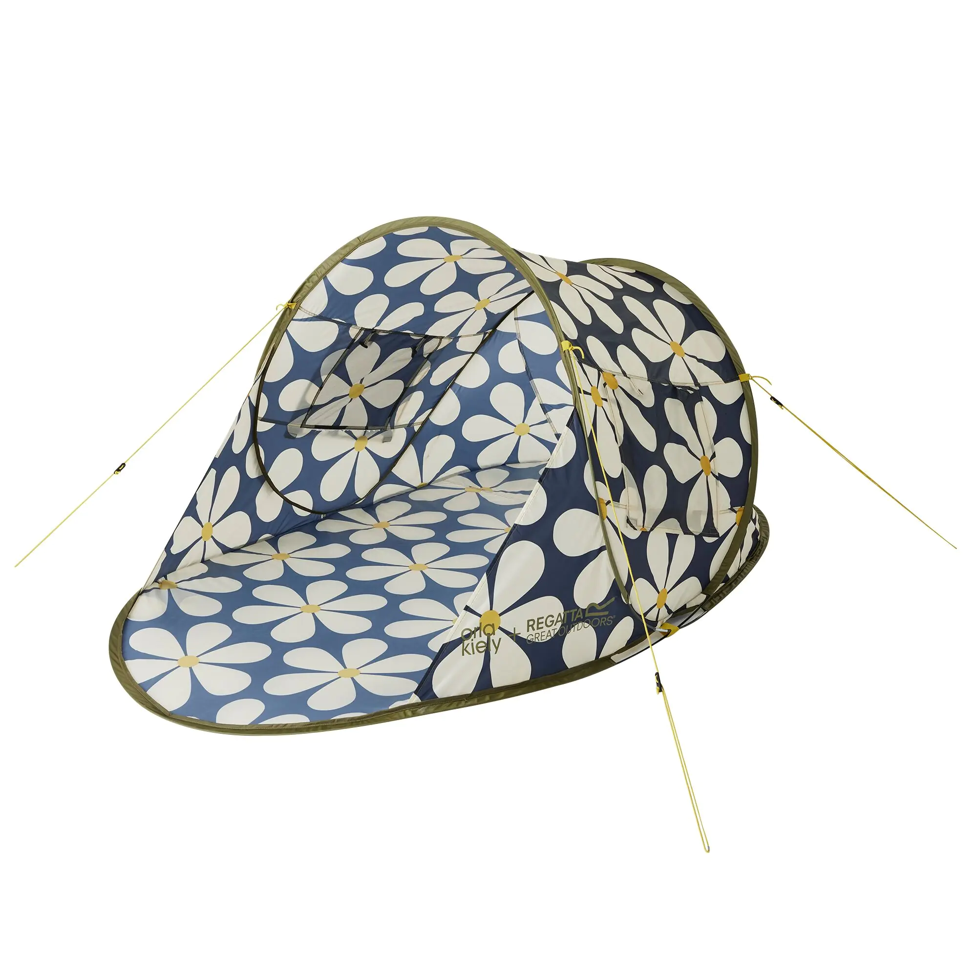 Regatta Orla Kiely Pop-Up Beach Shelter Daisy Black