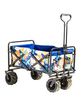Summerhouse By Navigate Riviera Extra Large Floral Foldable Beach & Festival Trolley